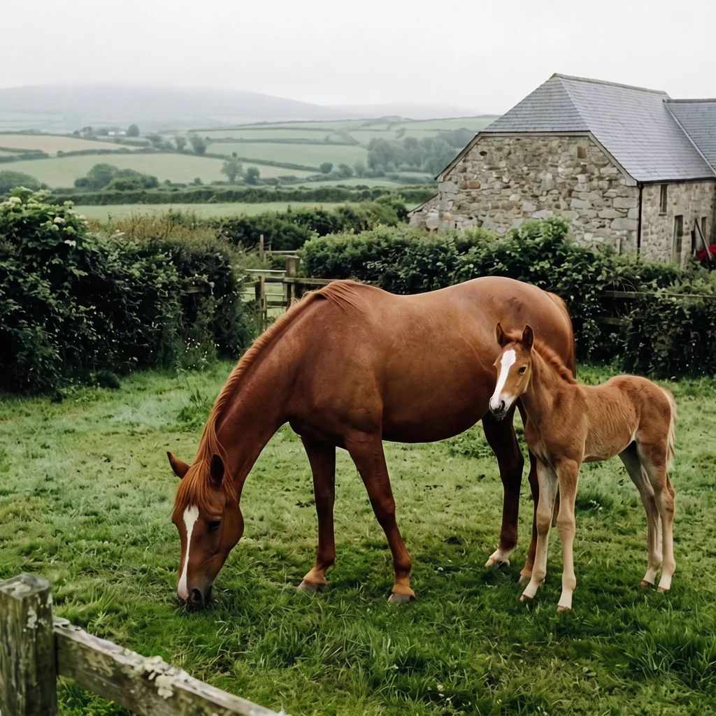 Élevage de chevaux au Ferme équestre du Naudonnet, Bourdeilles