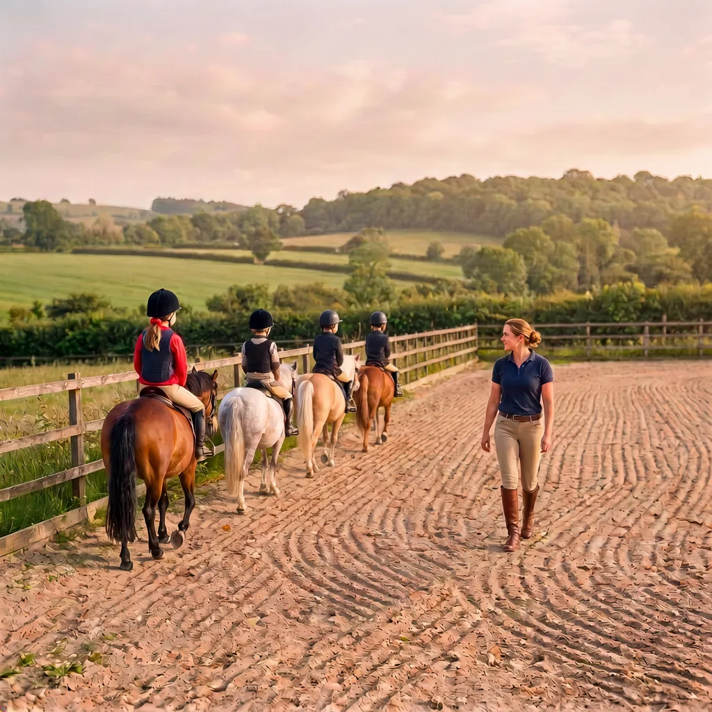 Cours de poney à Bourdeilles, Dordogne